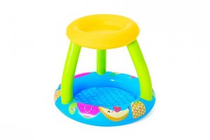 Bazénik Bestway® 52331, Fruit Canopy, detský, nafukovací, so strieškou, 0,94x0,89x0,79 m