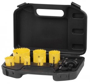 Sada vyrezávačov Strend Pro BHS 6689, Bi-metal, korunky, 9 dielna, 19-57 mm, professional