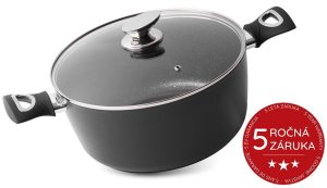 Hrniec MagicHome Black Line, 28 cm, 6,0 lit. s pokrievkou