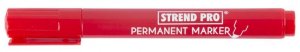 Značkovač Strend Pro Permanent, 12 ks, červený