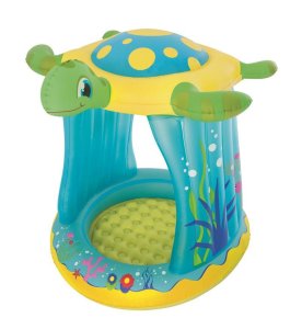 Bazénik Bestway® 52219, Turtle Totz, detský, nafukovací, so strieškou, 1,09x0,96x1,04 m
