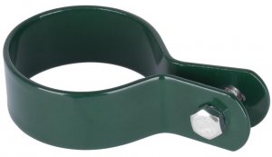 Objímka Strend Pro METALTEC, 60 mm, zelená, RAL6005, na okrúhly stĺpik, bal. 5ks