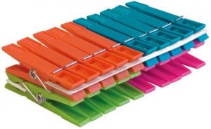 Stipce na pradlo York 096010, 20 ks, Classic, PE