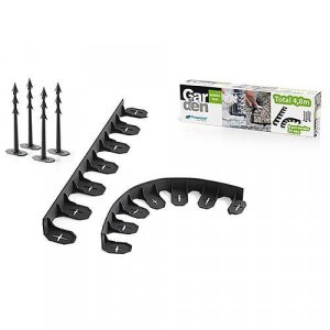 Obruba Garden Border 0645, 4.8 m, čierna, 24 tŕňov