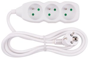 Kábel DG-F803B 01,50 m, predlžovací, 3 zásuvky