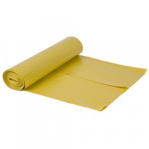 Vrecia ROLO LDPE 070x110x0,050 cm, žlté, 15 ks, 120 lit, recyklačné