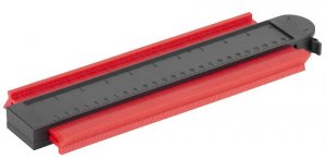 Šablóna Strend Pro DG680, 250 mm, s uzamknutím, pomôcka na obkreslenie tvarov