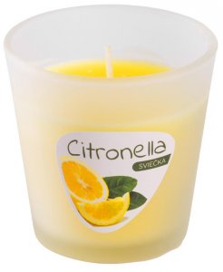 Sviečka Citronella CG144, 80 g, pohár