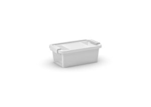 Box KIS Bi-Box XS, 3L, biely, 26,5x16x10 cm, s vekom