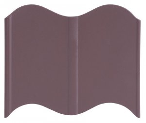 Obruba LE799, hnedá, 120 mm, plastová, 32 ks,5,1m