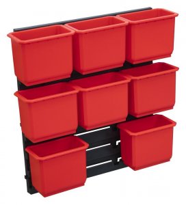 Box QBRICK® Organizer náhradný, ONE200, Organizer XL, TWO Organizer, 9 prvkov