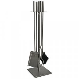 Sada kutac Homefire FT075BA, ku krbu, 4 dielna, čierna, 81 cm