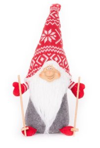 Dekorácia MagicHome Vianoce, Škriatok, 35 cm