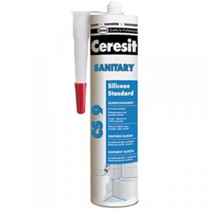 Silikón CERESIT CS9, 280 ml, sanitárny Standard, transparent
