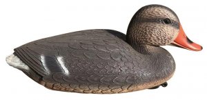 Dekorácia Kacica divá, samica, 38x18x17cm, plast