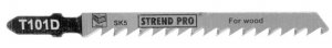 List do priamočiarej píly Strend Pro T101D 100mm, 6z, na drevo, bal. 5 ks