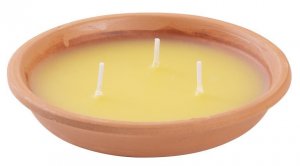Sviečka Citronella CT282, 80 g, Terracotta1