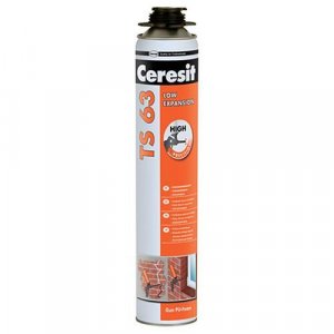 Pena CERESIT TS 63 PU PRO LOW EXPANSION, pištoľová