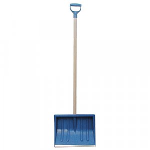 Odhrnovac Snowman M1 435x330 mm, na sneh, Pvc, s drevenou násadou D 100 cm, kovova lista, demont