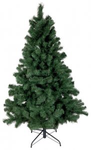 Stromček MagicHome Vianoce Cleo, jedľa, kovový stojan, 150 cm