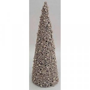 Dekorácia MagicHome Vianoce, šampaň, bobuľky, 30 cm