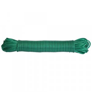 Snura na prádlo ROPE PVC WiCo 4,00 mm, 30 m, oceľ