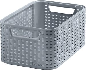Košík Curver® STYLE S, sivý, 19,4x28,5x13 cm