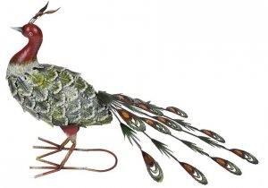 Dekoracia Mecco 2352, Páv, 62x43 cm, plech