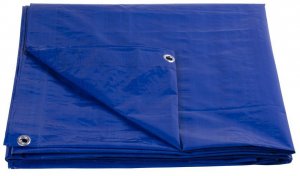 Plachta Tarpaulin Standard 02x03, zakrývacia, 80 g/m2, modrá