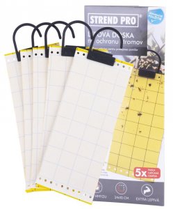Doska Strend Pro, na ochranu stromov pred śkodcami, lepová, s háčikom, bal. 5ks