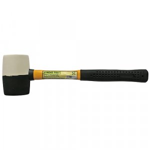 Kladivo Strend Pro HM231 450 g, gumené, BlackWhiteHead, sklolaminátová rúčka, TPR