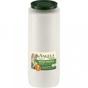 Napln bolsius Angela NR12 biela, 155 h, 471 g, olej