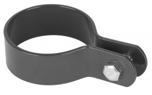 Objímka Strend Pro METALTEC, 60 mm, antracit, RAL7016, na okrúhly stĺpik, bal. 5ks