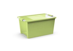 Box KIS Bi-Box L, 40L, svetlý zelený, 35x55x28 cm, s vekom