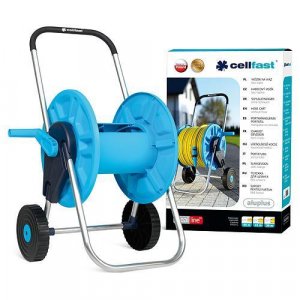 Vozík cellfast® ALUPLUS, 1/2", L-45 m, navíjací na hadicu