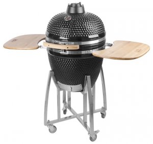 Gril Strend Pro Kamado Egg 21", gril výška 91 cm, čierny, priemer 46,7 cm, 130x73x122