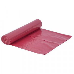 Vrecia ROLO LDPE 070x110x0,050 cm, červené, 15 ks, 120 lit, recyklačné