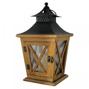 Lampas MagicHome LW8680, 19x19x36 cm, LED, 3xAAA, drevo