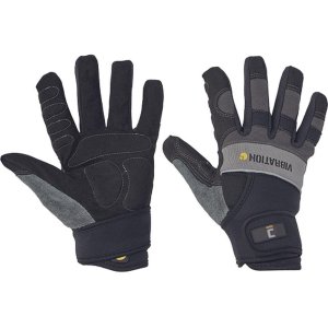 Rukavice fh® NIGRA 10, Anti-vibration, semiš/Spandex, s blistrom