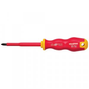 Skrutkovač Whirlpower® 1023, PZ0/060 mm, Pozidriv, DIN8764, VDE 1000, elektrikársky