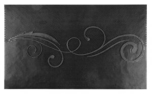 Rohozka MagicHome RBR 022, Rose, 75x45 cm, guma