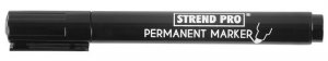 Značkovač Strend Pro Permanent, 12 ks, čierny