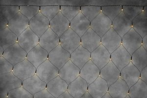 Reťaz MagicHome Vianoce Multi-Connect Star net, 160 LED teplá biela, jednoduché svietenie, 230V, 50 