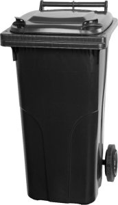 Nadoba MGB 120 lit, plast, čierna, HDPE, popolnica na odpad