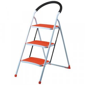 Schodiky WR2062K-1, 3 stup, nosn. 150 kg, oranžové