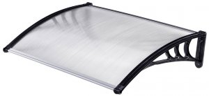 Strieška nad dvere DIY501, 080 x šírka 120 cm, polykarbonátová