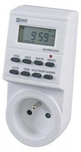 Časovač EMOS TS-EF1, digitálna spínacia zásuvka, 230 V, 3680 W