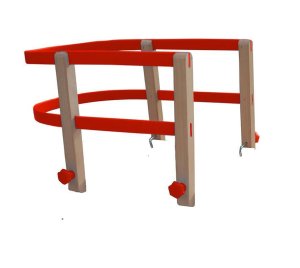 Opierka na sánky, drevenná, náhradná, 31x18 cm