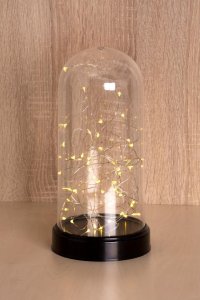 Kupola MagicHome Vianoce DomeLight, 50 LED, 3xAA, interiér, 13.5x27cm