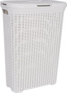 Kôš Curver® STYLE 40L, krémový, 61x26x44 cm, na bielizeň, prádlo